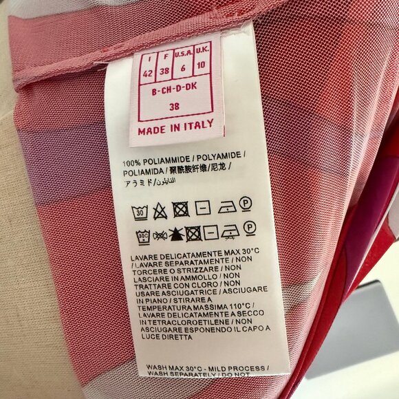 Pucci Marmo Semi-Sheer Tulle Top - Picture 9 of 9